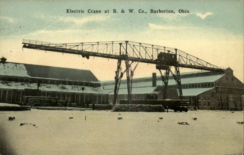 Babcock and Wilcox Electric Crane