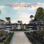 Landscaped Garden at Barber's Residence on his Anna Dean Farm in Barberton, Ohio